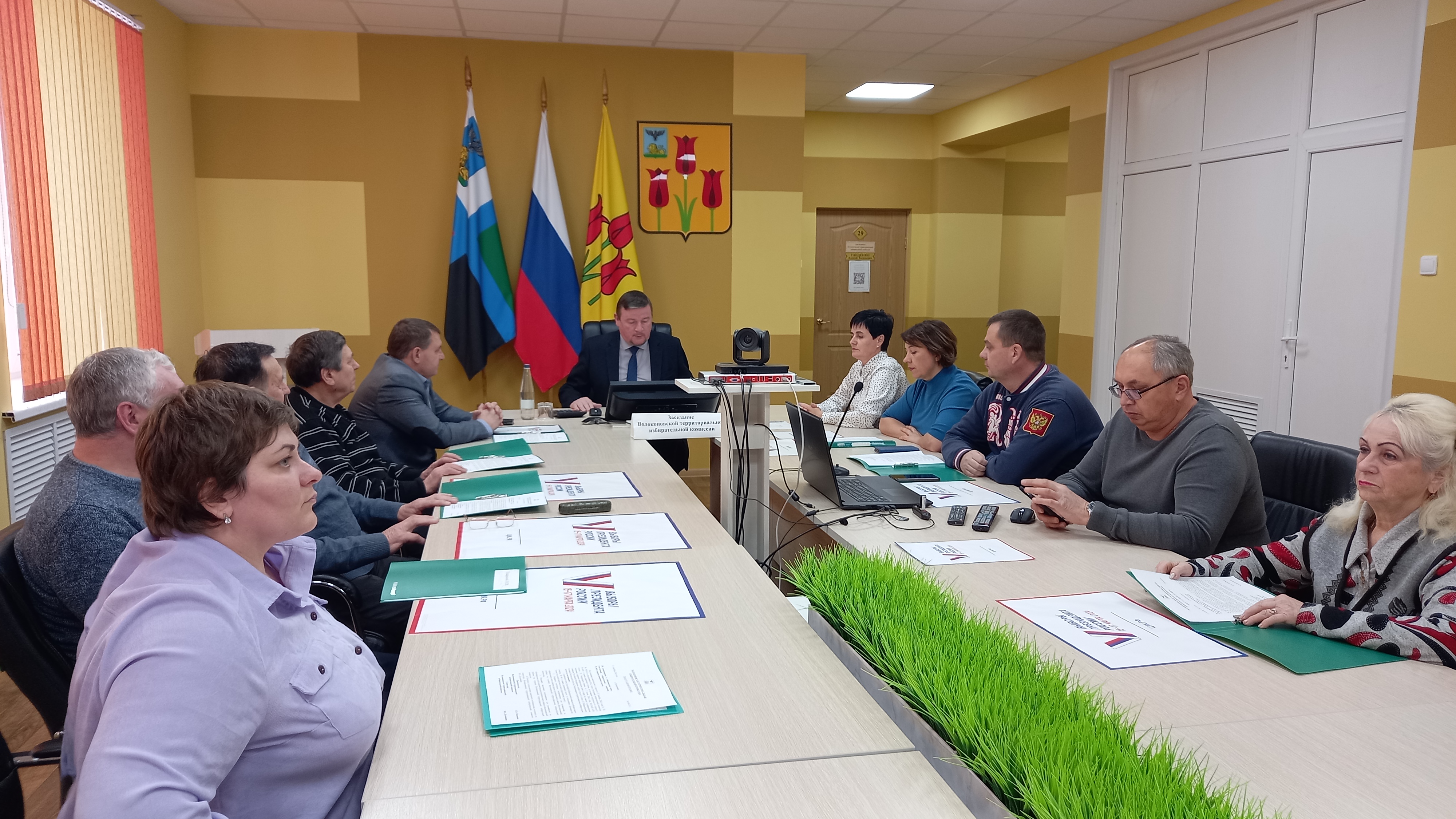Состоялось заседание  Волоконовской территориальной  избирательной комиссии.