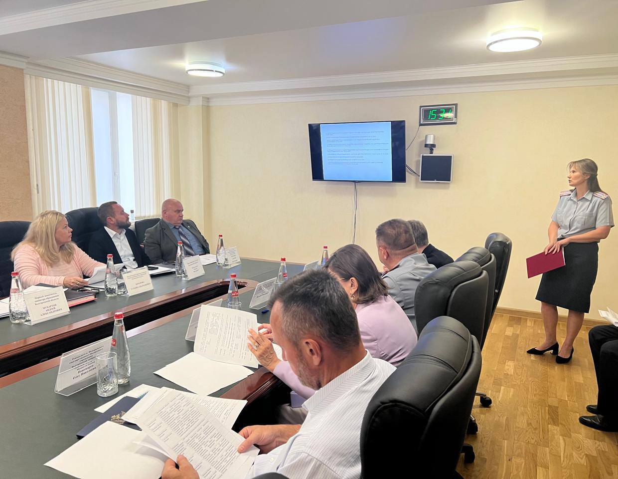 Заседание Координационного совета при Управлении Министерства юстиции Российской Федерации по Белгородской области.