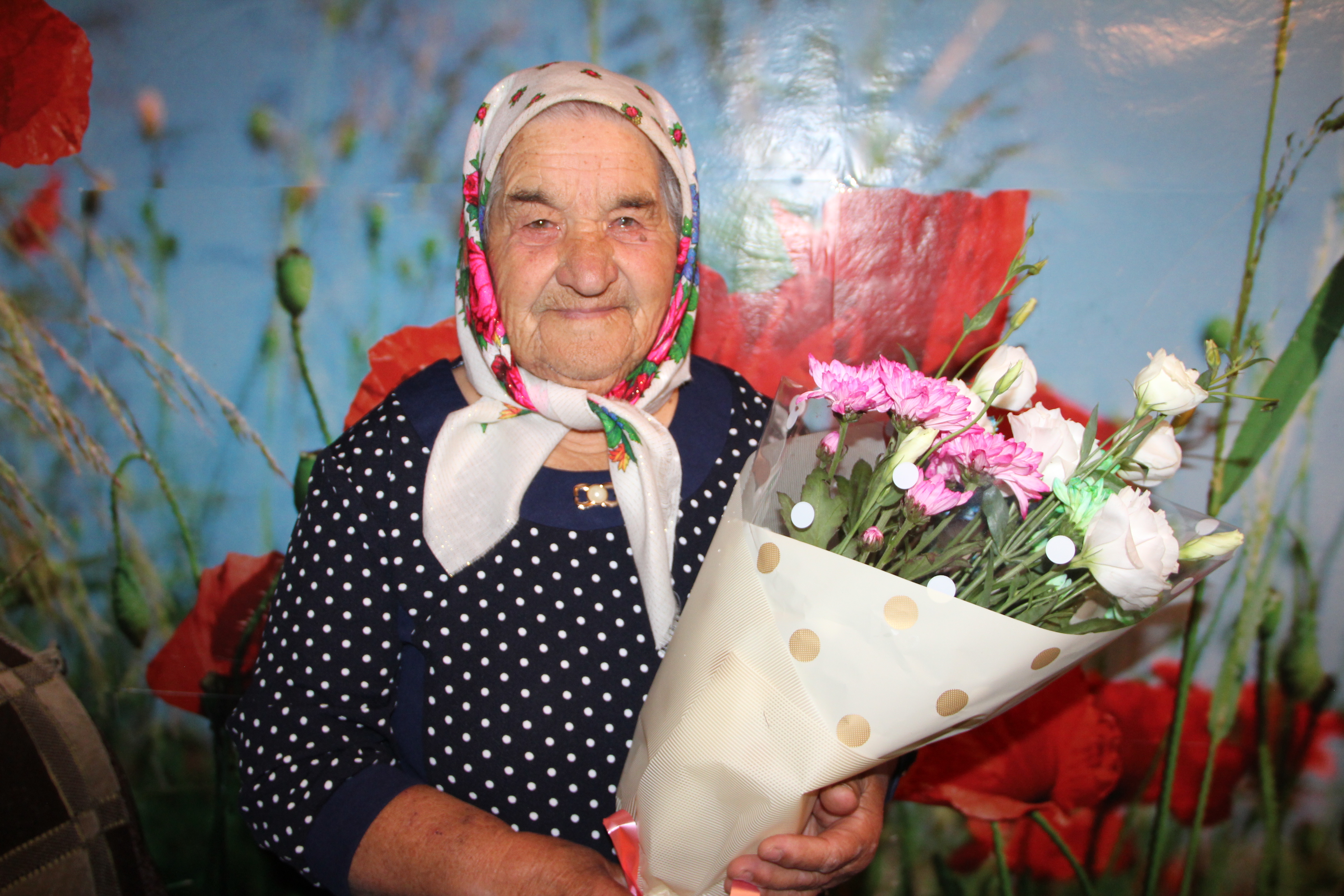 Долгожительница из села Успенка отметила свой юбилейный, девяносто пятый День рождения.