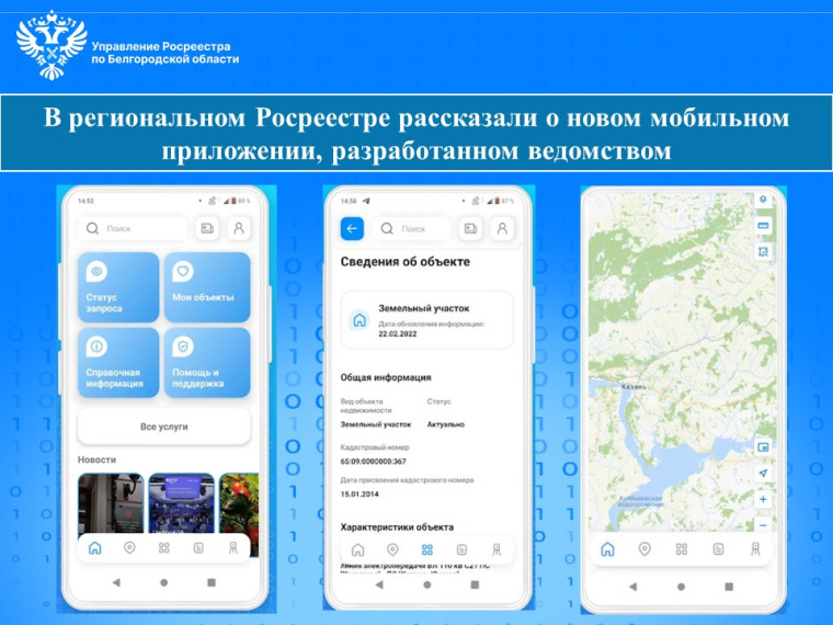 В региональном Росреестре рассказали о новом мобильном приложении, разработанном ведомством. В региональном Росреестре рассказали о новом мобильном приложении, разработанном ведомством.