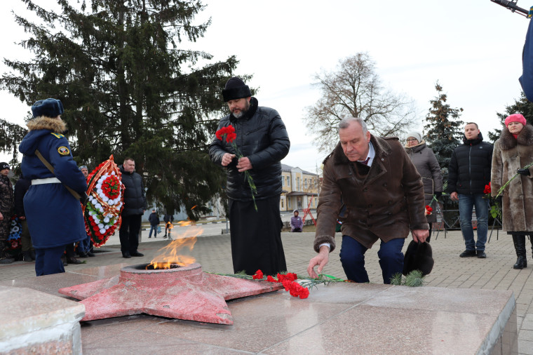 Волоконовский район отметил 80-ую годовщину освобождения от немецко-фащистских захватчиков.